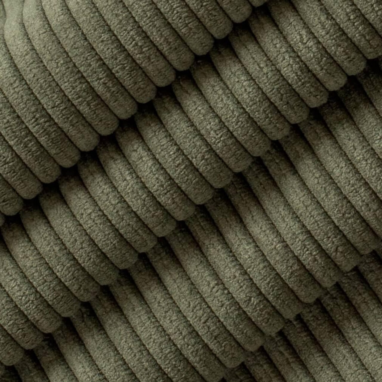 Green Small Scale Corduroy Chenille Upholstery Fabric by The Yard - SKU: Cosmo Moss